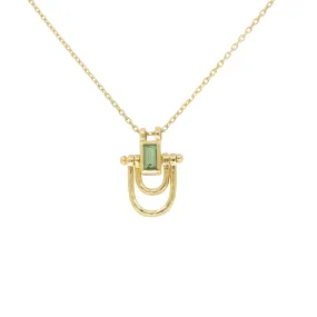 Allegra Apatite Gold Necklace